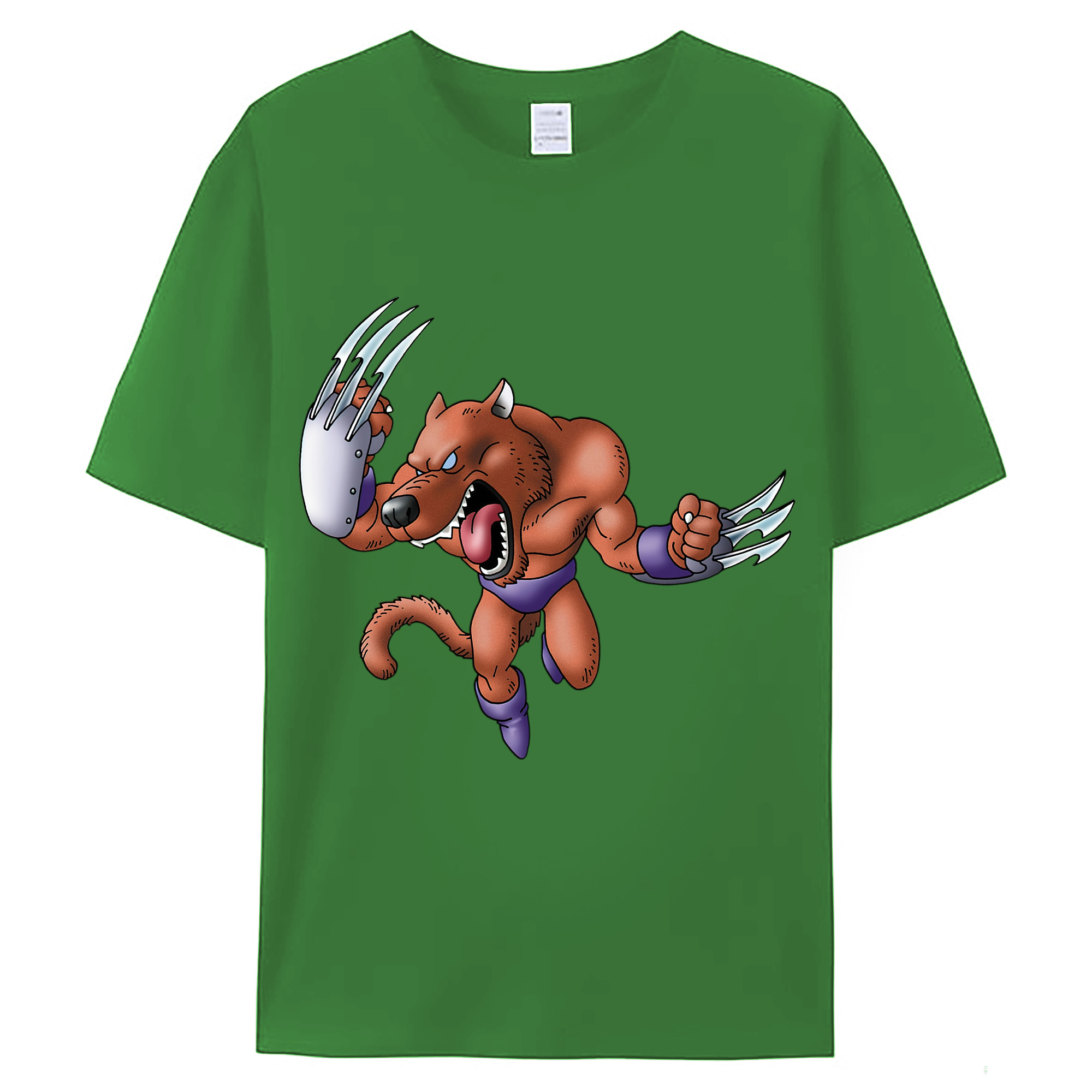 （画像用） ドラゴンクエスト Doragon Kuesuto Dragon Quest レディースカジュアルプリントTシャツ（綿100％）